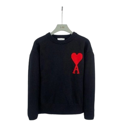 Ami Paris – Sweter z motywem serca