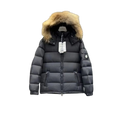 Moncler – Kurtka puchowa z futrzanym kapturem